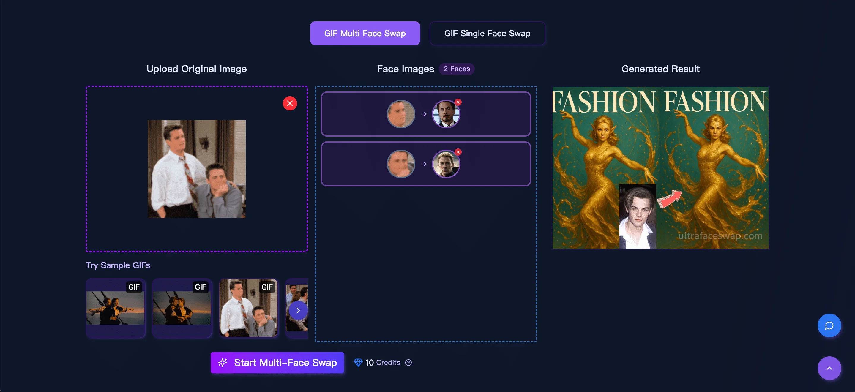 Upload GIF and Detect Faces